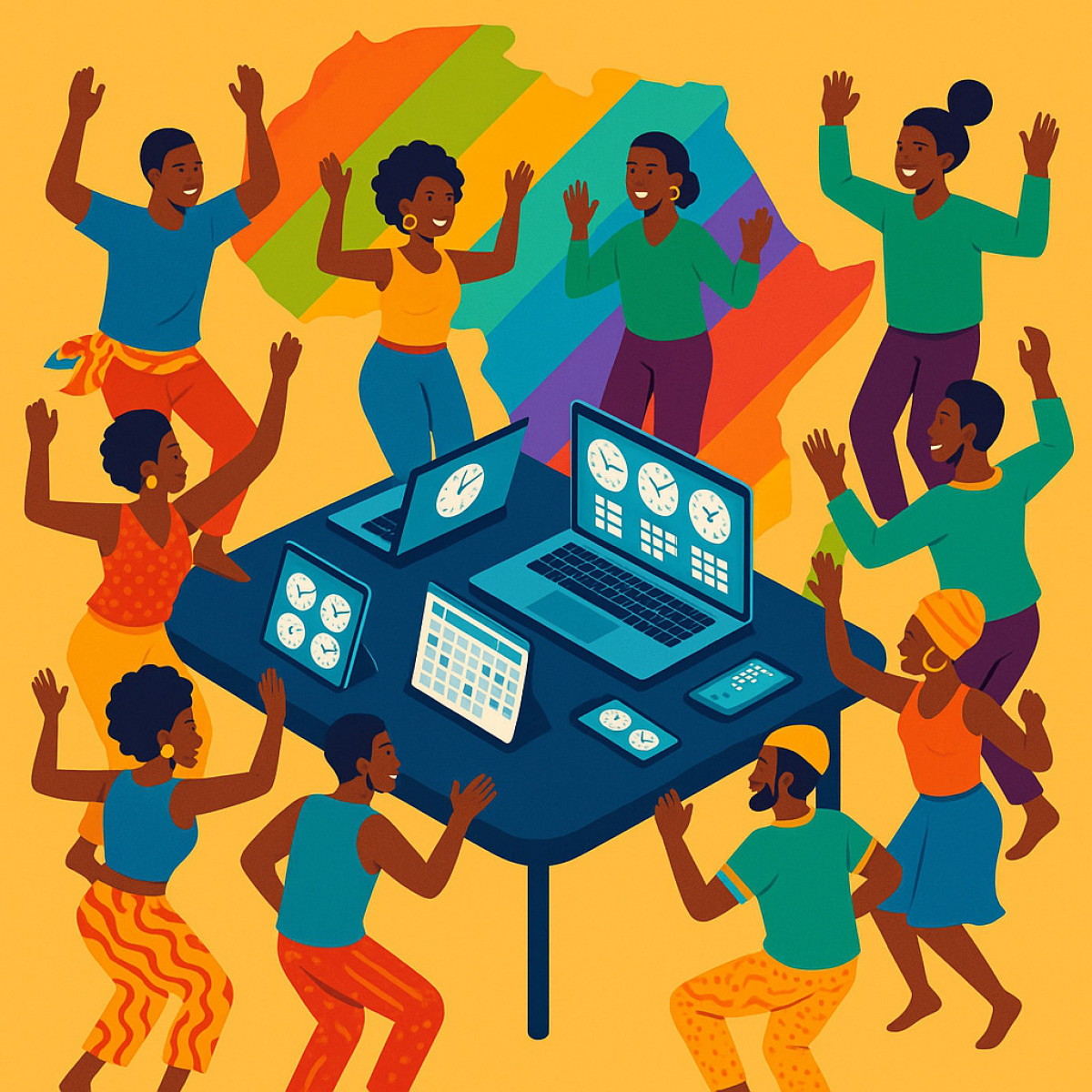 Coordinate Dance Rehearsals Across Africa 2025