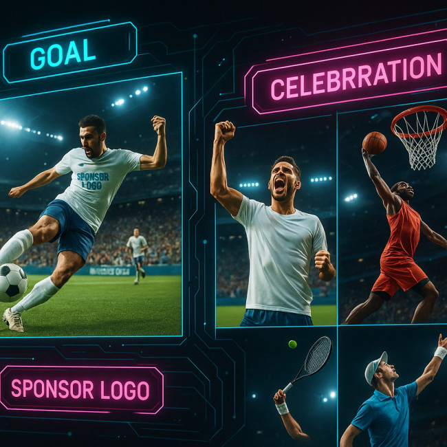 AI tagging sports action images