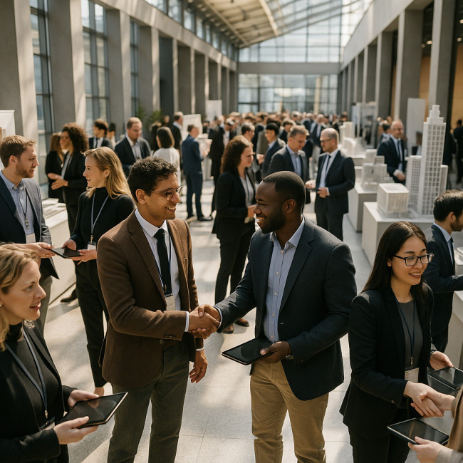 architects networking at design festival