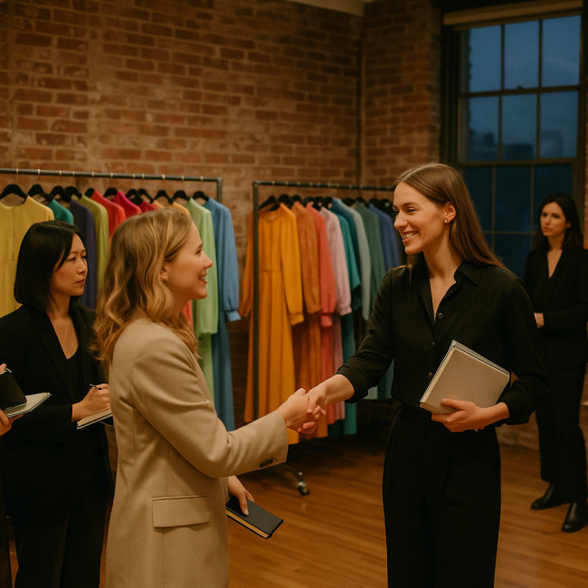 Brooklyn art loft fashion presentation