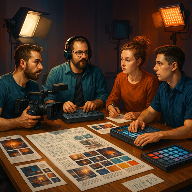 videographer forming alliance with AV vendors illustration