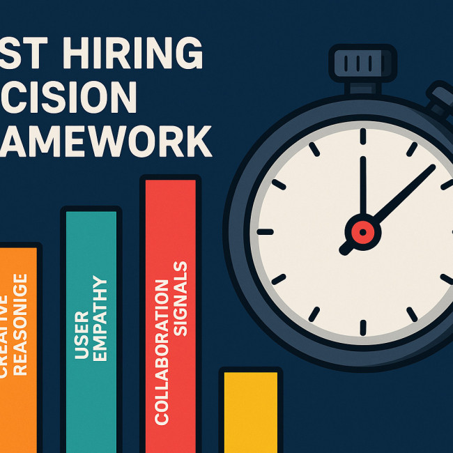 Infographic illustrating speedy decision framework