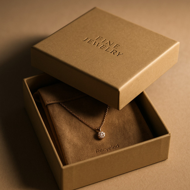 Premium jewellery unboxing packaging concept