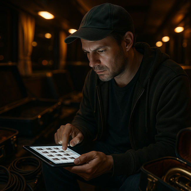 Music director hiring a last-minute replacement through an online directory