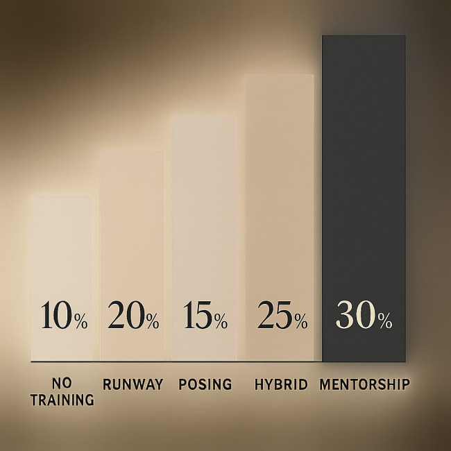 infographic showing callback growth after different model trainings