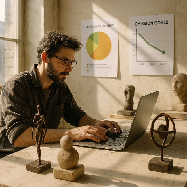 Sculptor planning carbon reduction targets