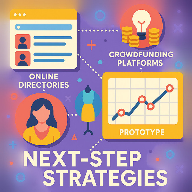 Visual roadmap of strategies for fashion designers