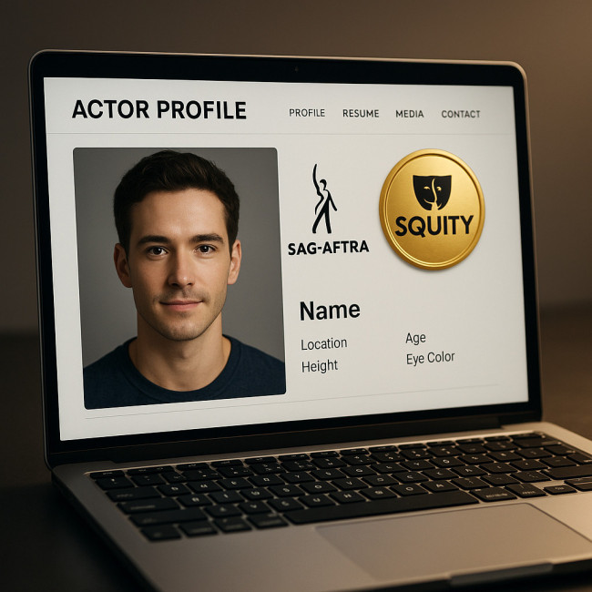 digital union verification badges on actor profile interface